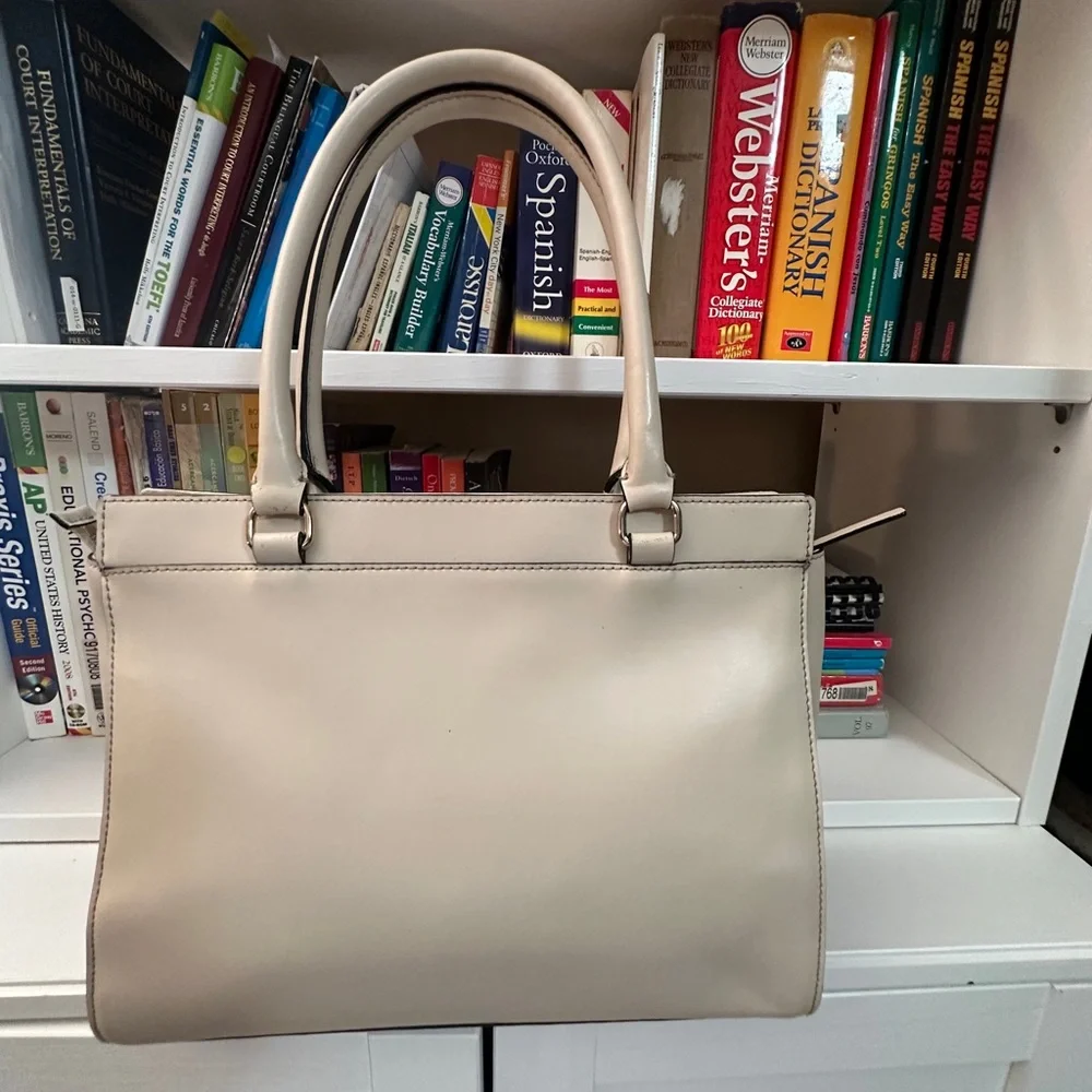 Kate Spade Classic Bow-Accent Women's Tote Bag in Cream